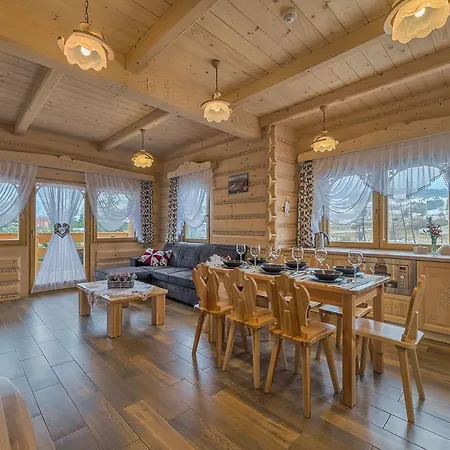 Chalet W Bialce Z Jacuzzi W Ogrodzie